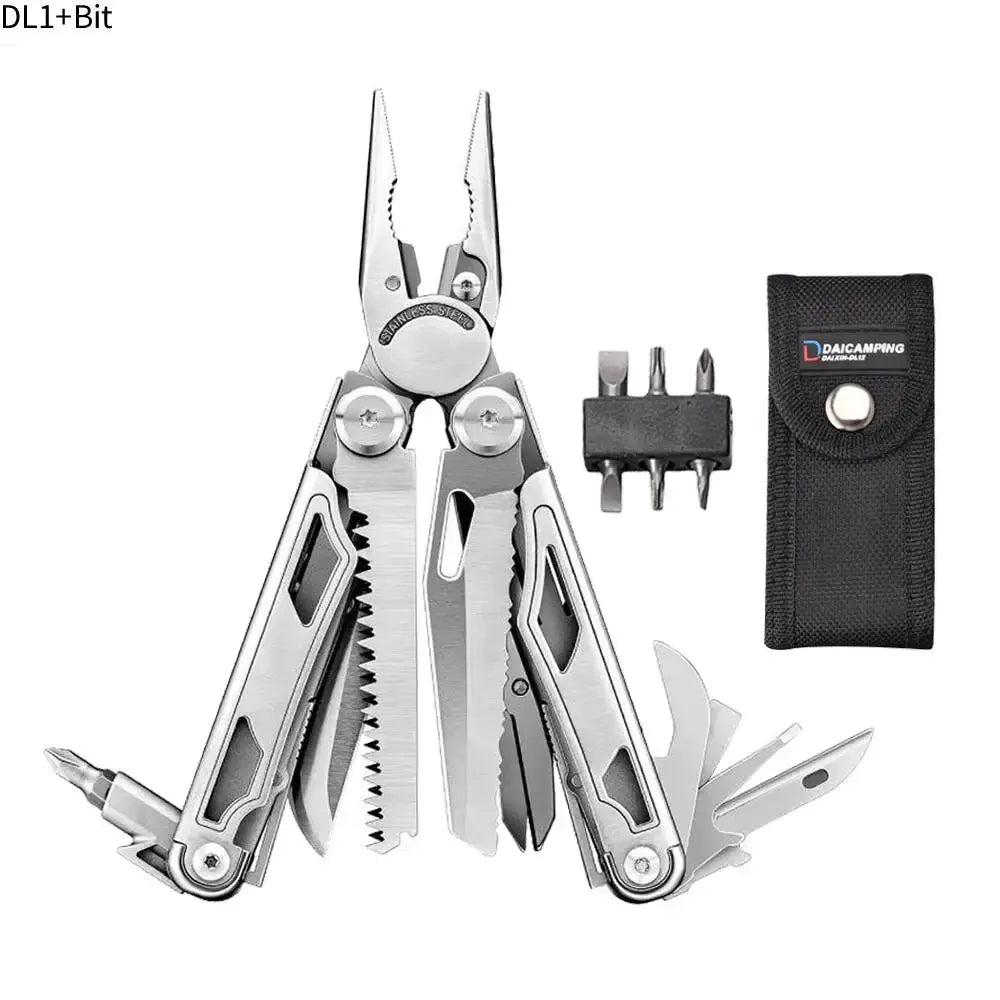 Daicamping DL30 DL301 DL7 Outdoor Camping EDC Plier Set Multifunctional Multitools Hand Multi Tool Folding Multi-tool Kit by Beastly Survival Outlet