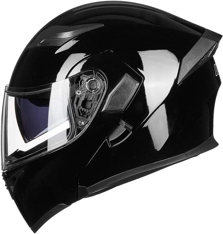 Motorcycle Modular Full Face Helmet with Dual Visor in 6 Colors