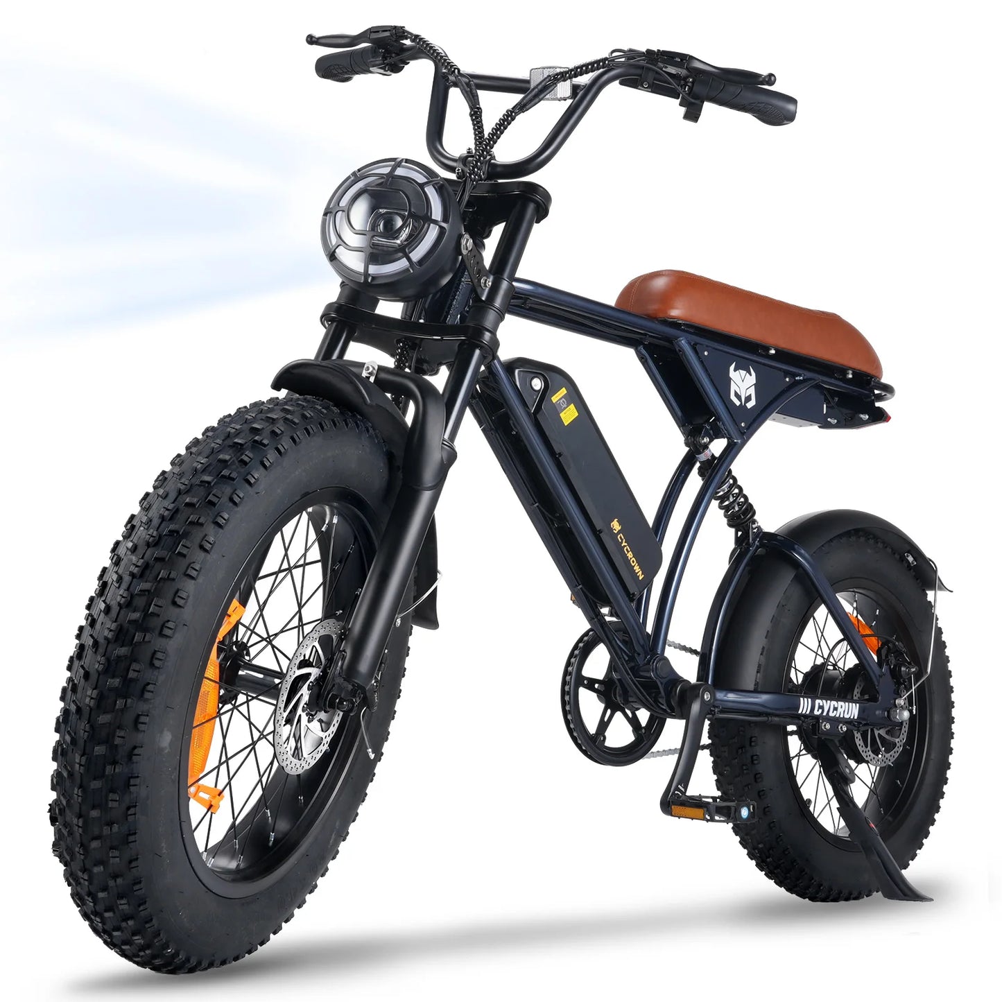 Cycrown RUN 750W Electric Bicycle 20 Inch Fat Tire Off Road Bike