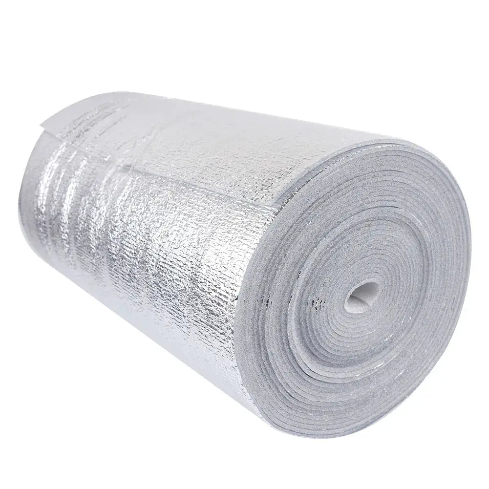 5/10m PET Aluminized Film Radiator Reflective Film Wall Thermal Insulation Reflective Film Aluminum Foil Thermal Insulation Film by Beastly Survival Outlet