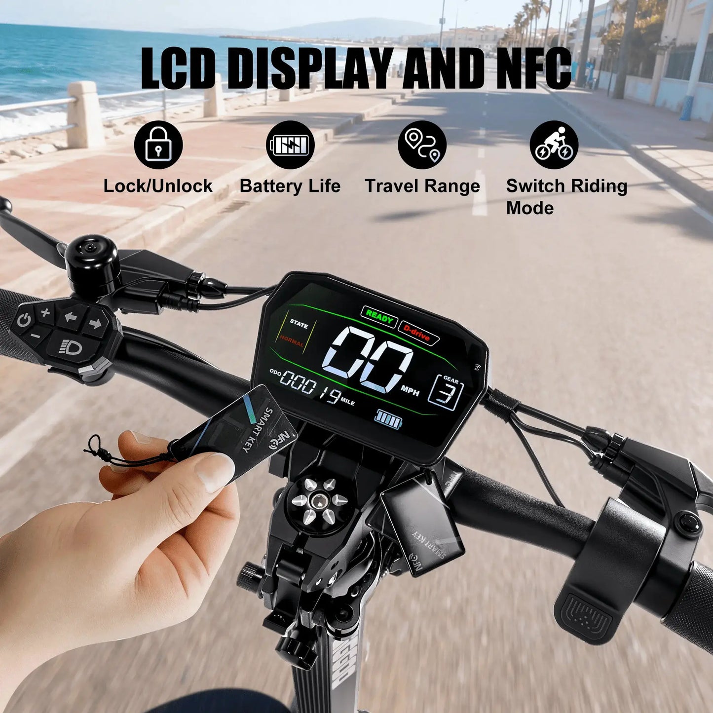 Dual 4000W Motor Electric Scooter for Adults 45MPH Fast E-Scooter 60V 27Ah 11" Off-Road Vacuum Tires 330lbs Heavy Duty by Beastly Survival Outlet
