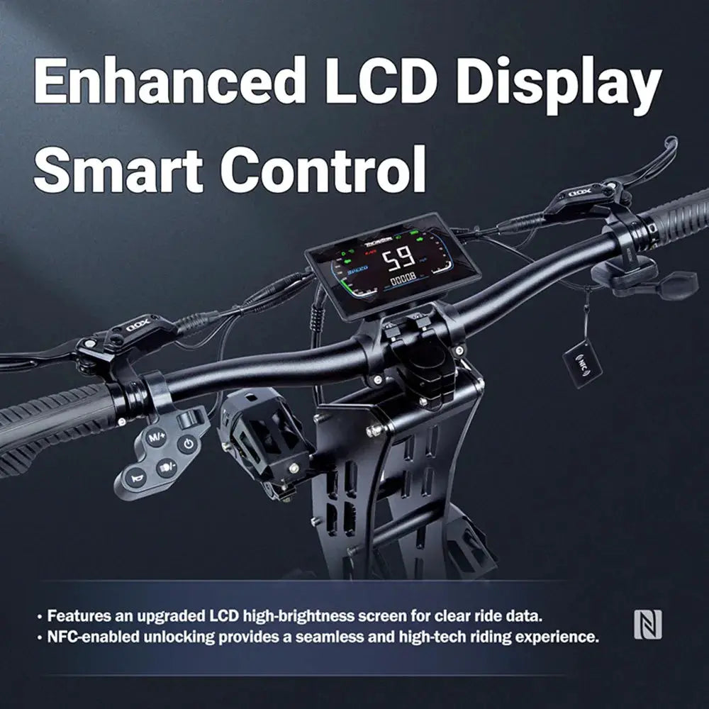 Toursor US Stock Electric Scooter 60V 72V E-Scooter Dual Motor 8000W 10000W 14 inch Wheels Electric Scooter with NFC Unlock by Beastly Survival Outlet