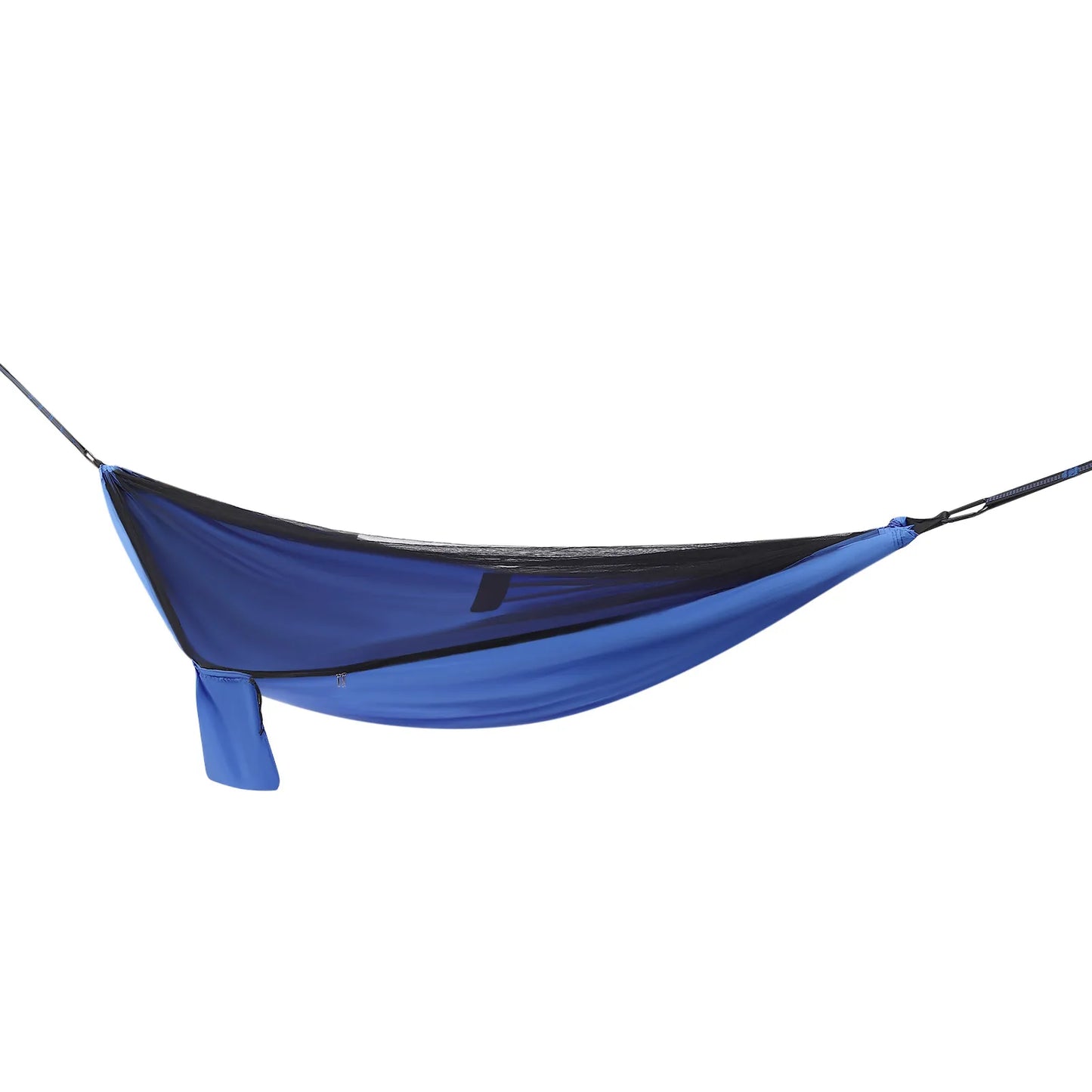 Blue Camping Hammock with Waterproof Sun Shelter for Outdoors