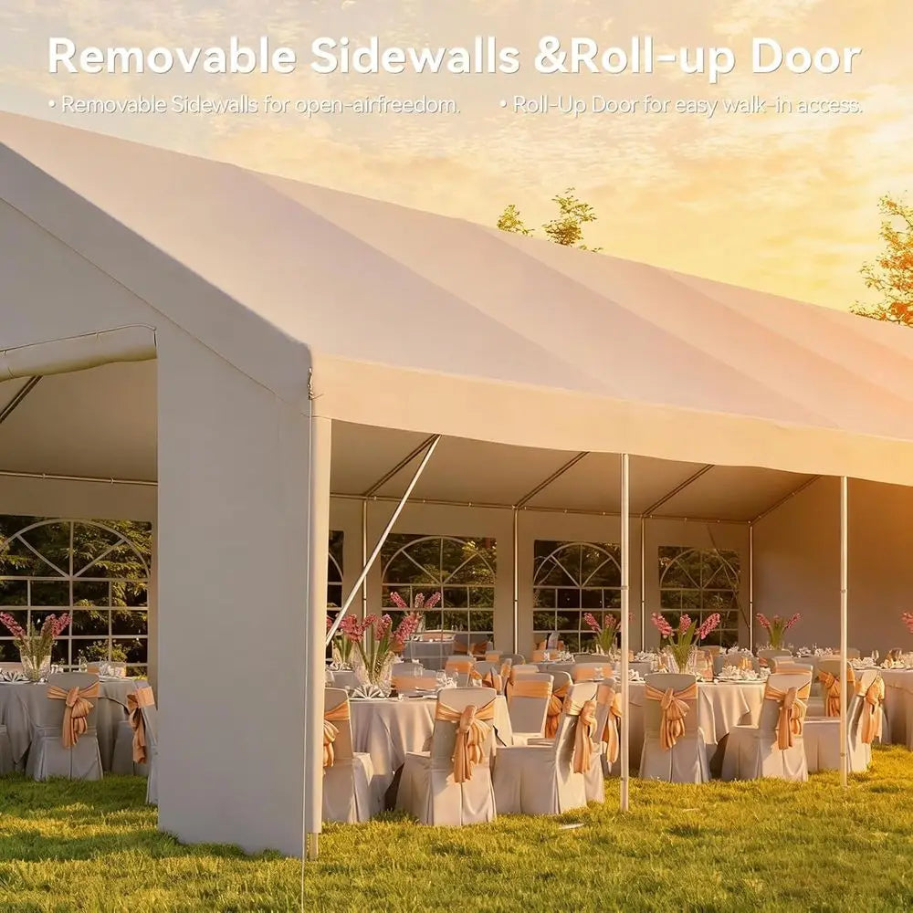 20x40 Waterproof Party Tent With Removable Sidewalls Door XL