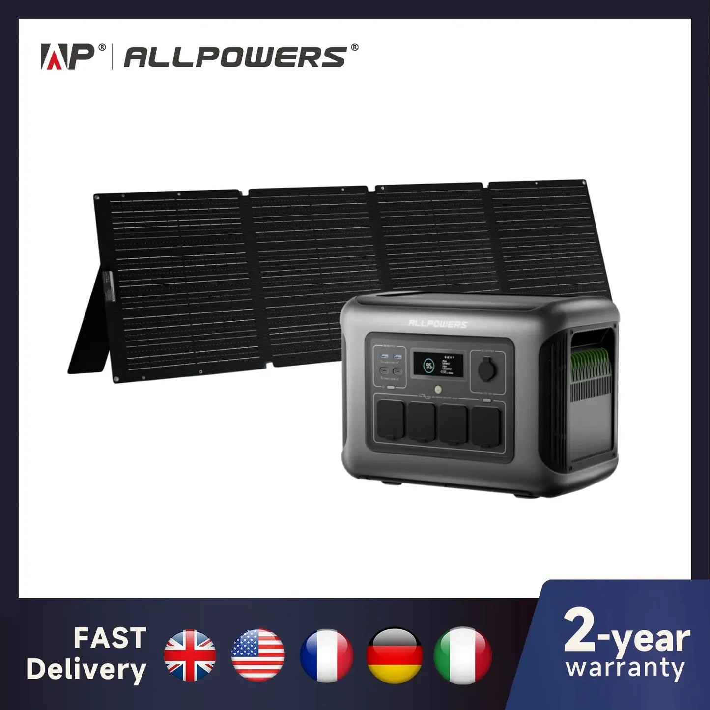 Allpowers R1500 Lite Portable Power Station X 1056Wh LiFePO4 by Beastly Survival Outlet
