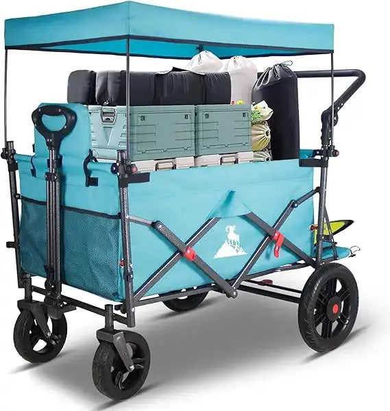 Heavy Duty Foldable Trolley Quick Release Wheels And Seats 2 by Beastly Survival Outlet