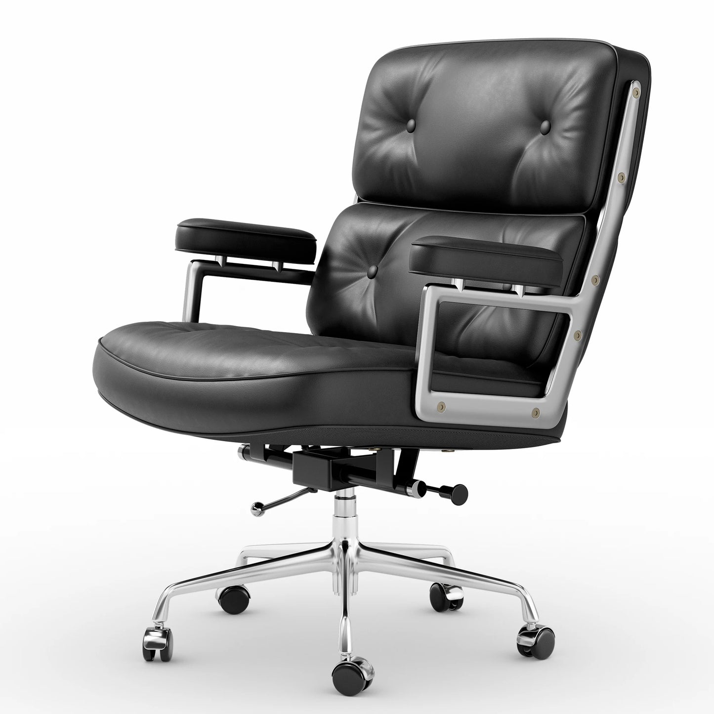 Executive Leather Chair With Thick Back Ergonomic Swivel Pro