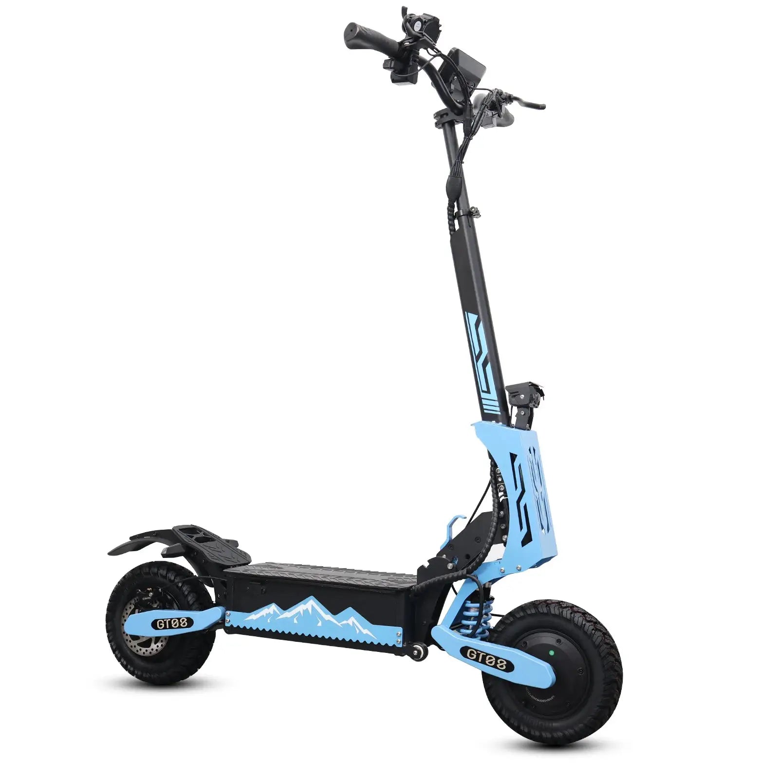 Arwibon 5600W Adult Electric Scooter Dual Motor Top Speed 46MPH,60V27AH, 11-inch Off-Road Tires Sport Folding eScooter by Beastly Survival Outlet