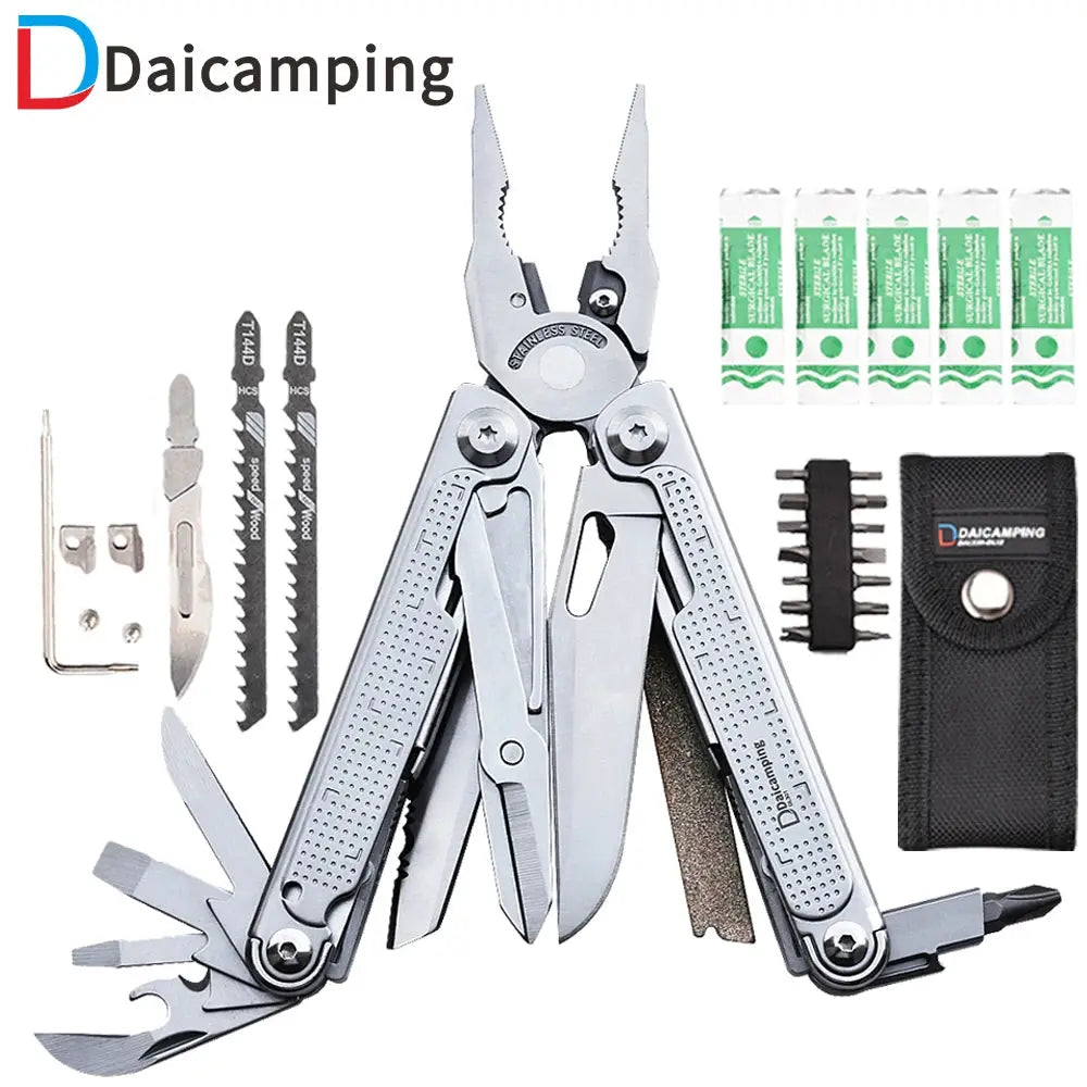 Daicamping DL30 DL301 DL1 Replaceable Part Knife Multi Tools Multi-tool Cutter Plier EDC Multitool Survival Gear Plier Folding Knives by Beastly Survival Outlet Daicamping DL30 DL301 DL1 Replaceable Part Knife Multi Tools Multi-tool Cutter Plier EDC Multitool Survival Gear Plier Folding Knives Beastly Survival Outlet