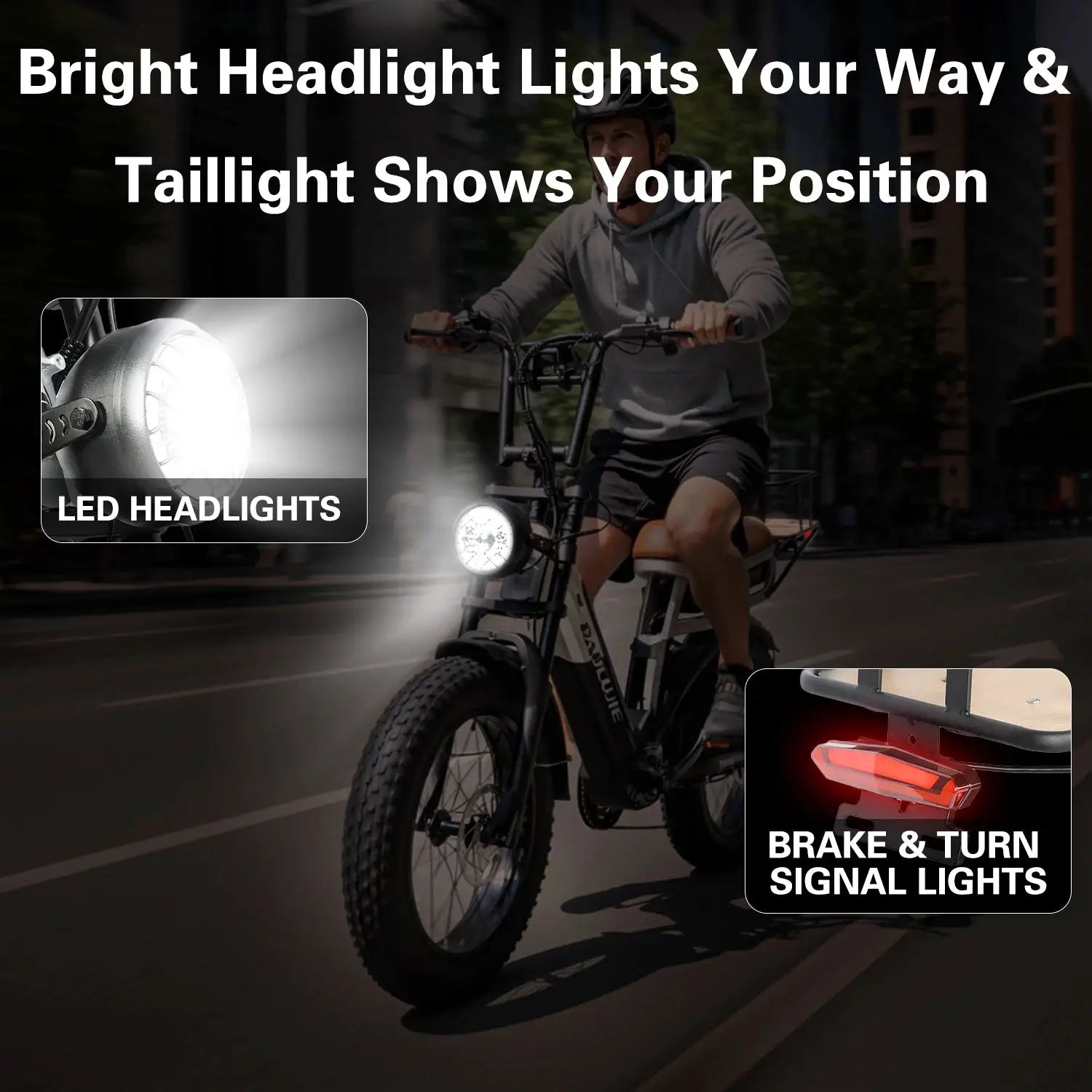 Baolujie 2033 1200W Ebike All Terrain Electric Bicycle Pro X by Beastly Survival Outlet
