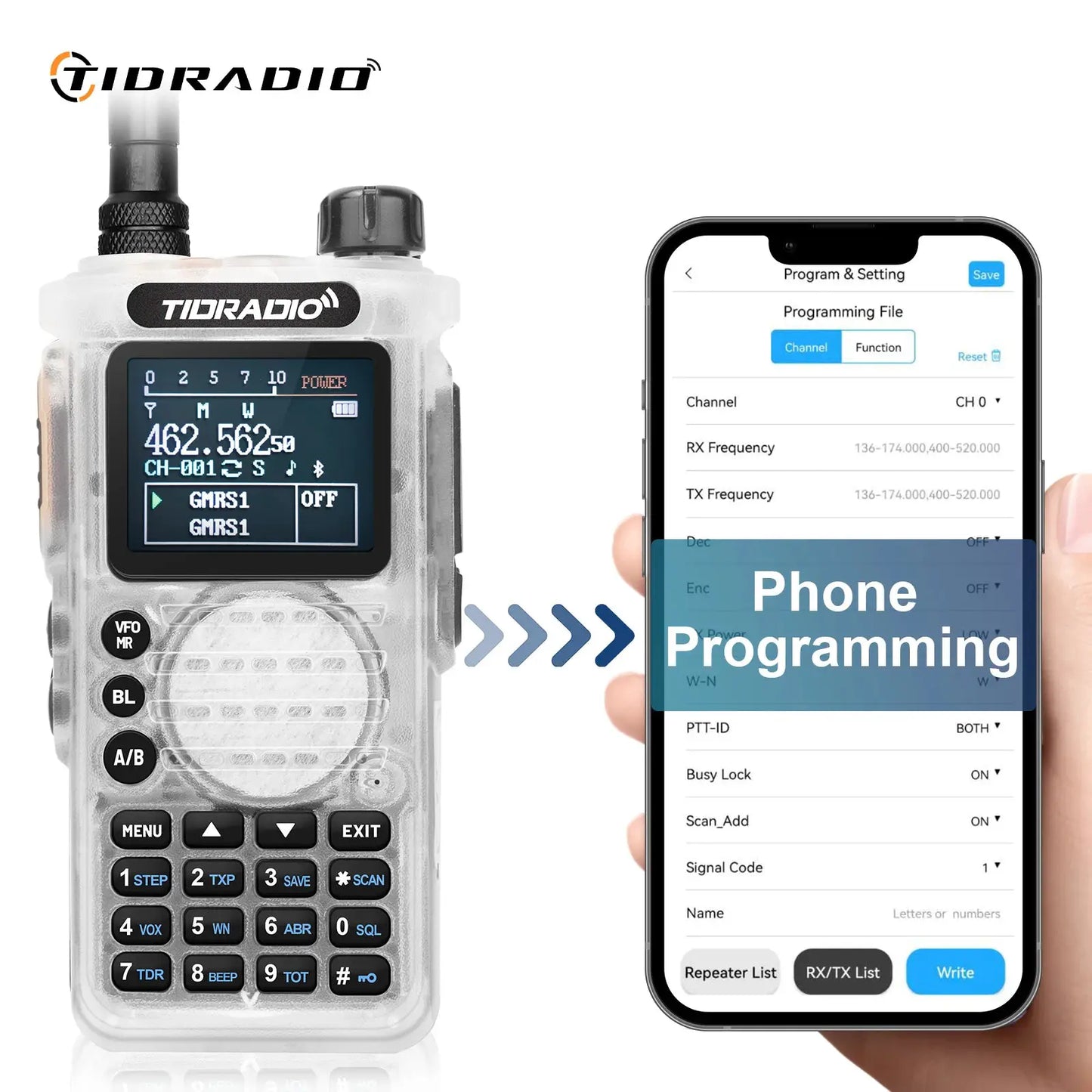 2nd Gen TIDRADIO TD-H8 10W Profession Walkie Talkie Long Range Emergency Radio Portable Two Way Radio Receiver Search Repeaters by Beastly Survival Outlet