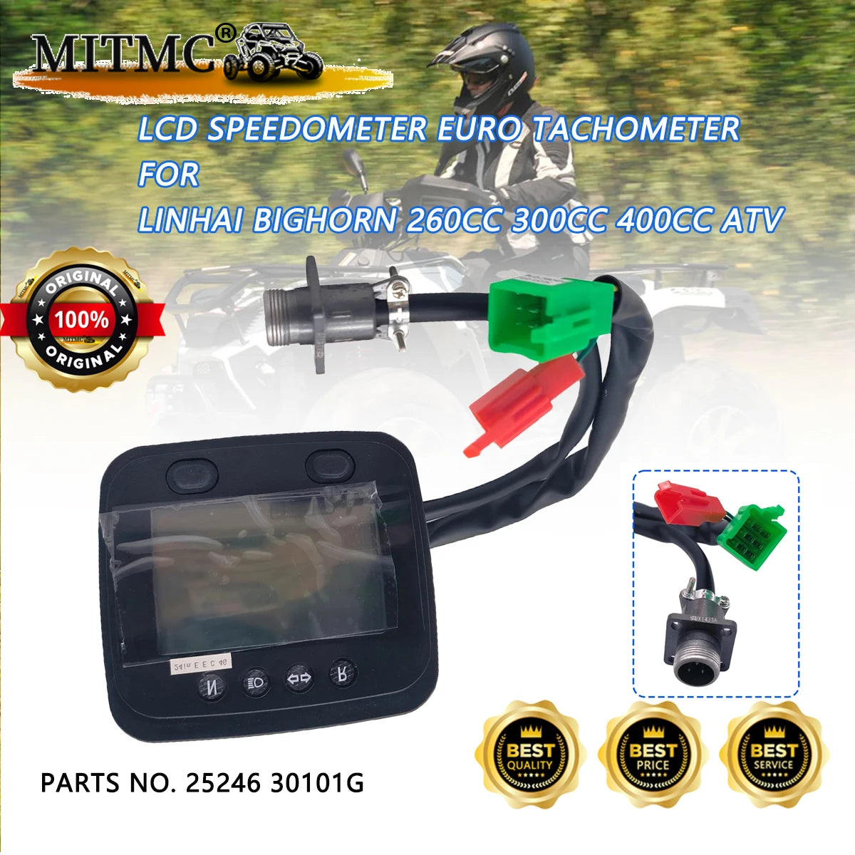 LCD Speedometer Linhai Bighorn ATV 260cc 300cc 400cc Euro HD