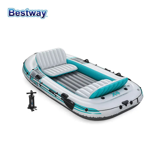 Bestway 65159 5 Person Inflatable Kayak Durable PVC Kit