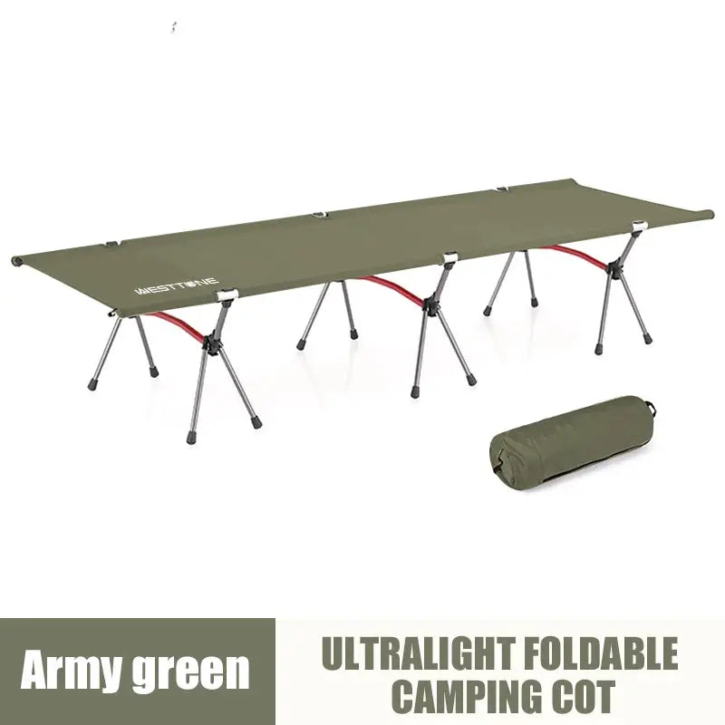 WESTTUNE marching bed, portable folding bed, ultra light aluminum alloy sleeping bed, outdoor camping and travel by Beastly Survival Outlet