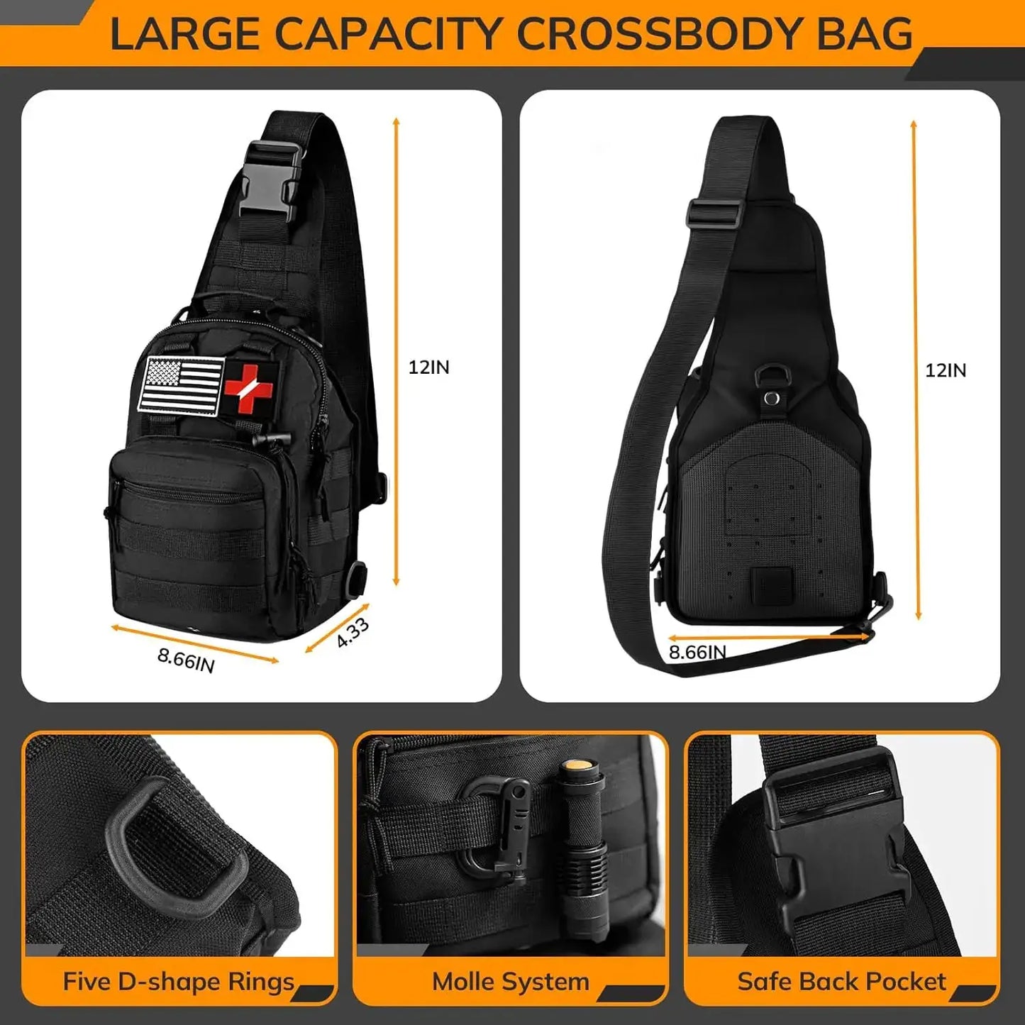 Survival Kit With First Aid And Tactical Gear Outdoors Gears by Beastly Survival Outlet