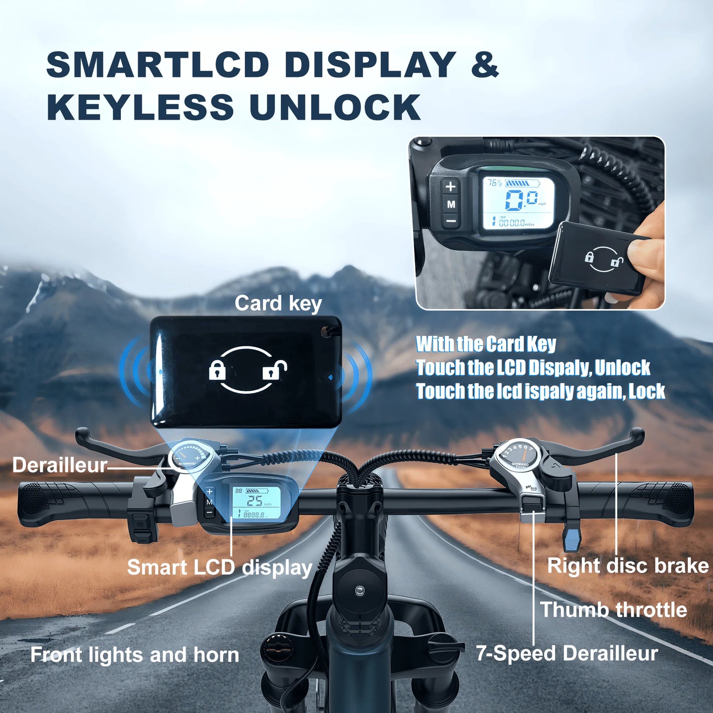 750W Adults Electric Bike 36V 468Wh 26 Or 24 Inch Tires