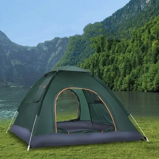 2-3Person Outdoor Pop Up Tent Waterproof Automatic Camping UV Protection Tents Llightweight Instant Setup Tourist Sun Shelter by Beastly Survival Outlet
