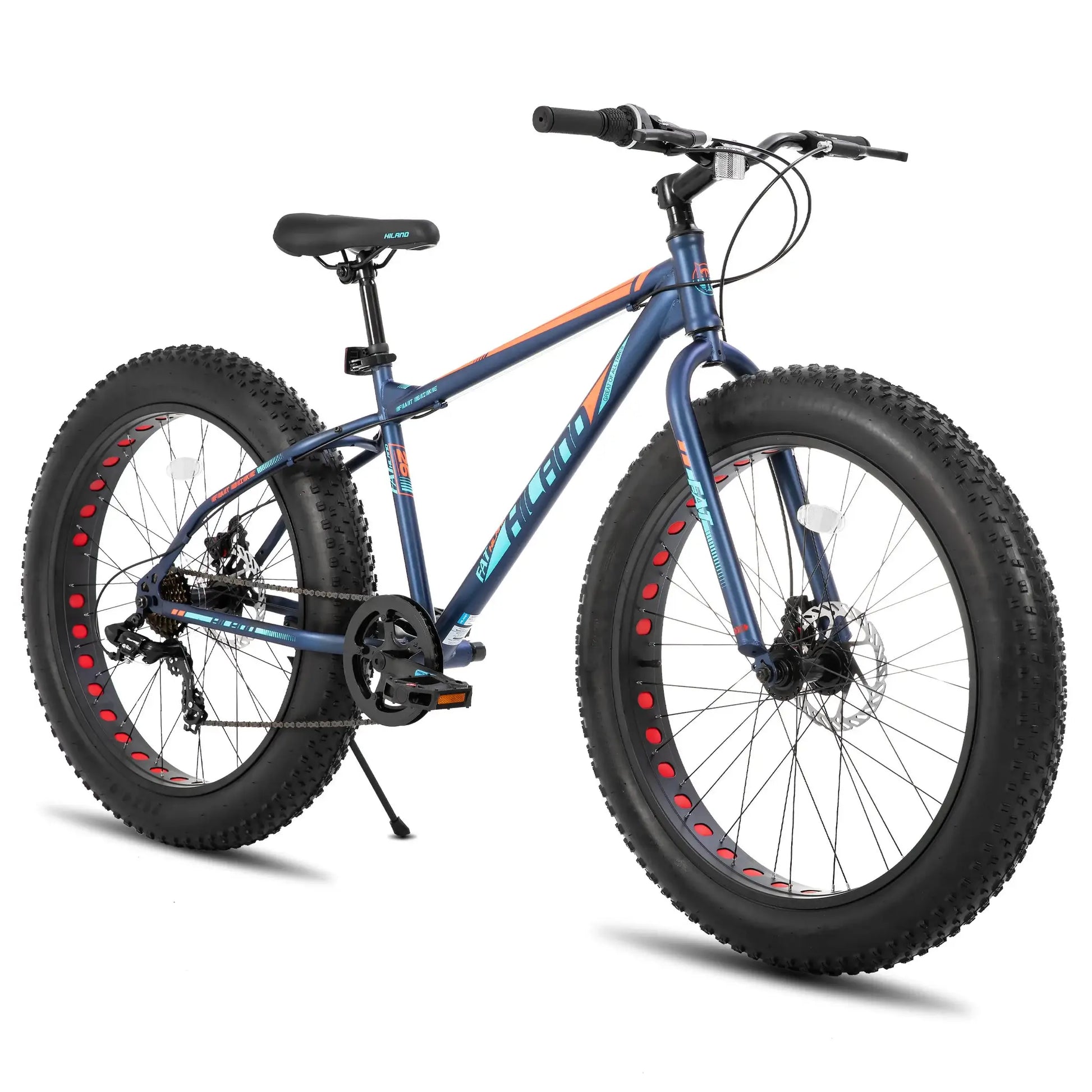 Hiland 20Inch Fat Tire Kids Mountain Bike 7Speed Disc Brakes by Beastly Survival Outlet