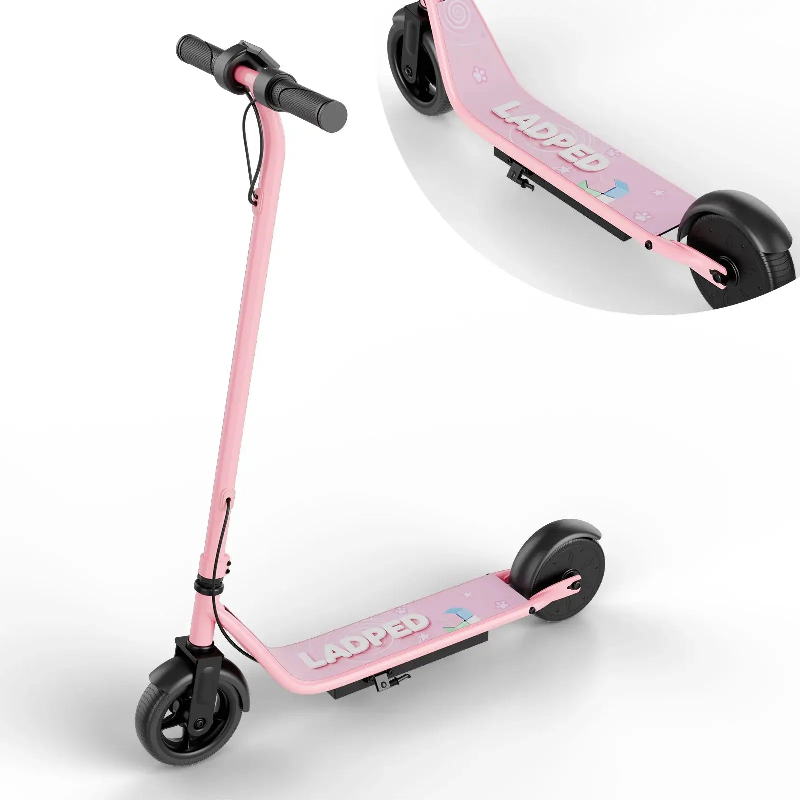 Electric Scooter for Kids - 3/6/9MPH Three Speed Modes & 10Mile Max Range, 250W Motor, 6.5" Solid Tires Commuter E-Scooter by Beastly Survival Outlet