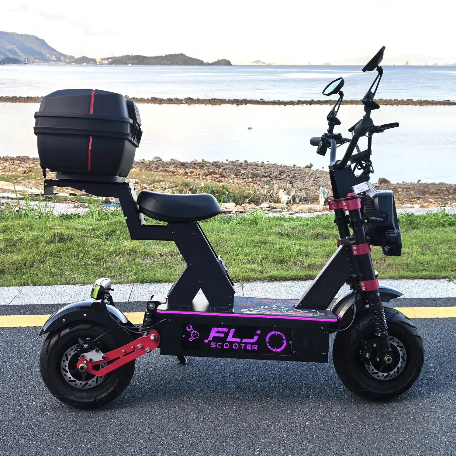 K13 Ultra 12000W Electric Scooter with 72V 100AH Big Battery APP/NFC fast speed Fat Wheel E Scooters by Beastly Survival Outlet