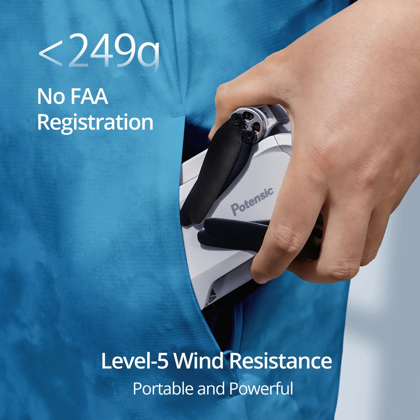 Potensic Atom SE Drone With 4K Gimbal Under 249g Beginners