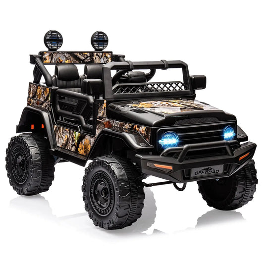 12V Kids Ride On Truck With Remote Control And Bluetooth Led by Beastly Survival Outlet