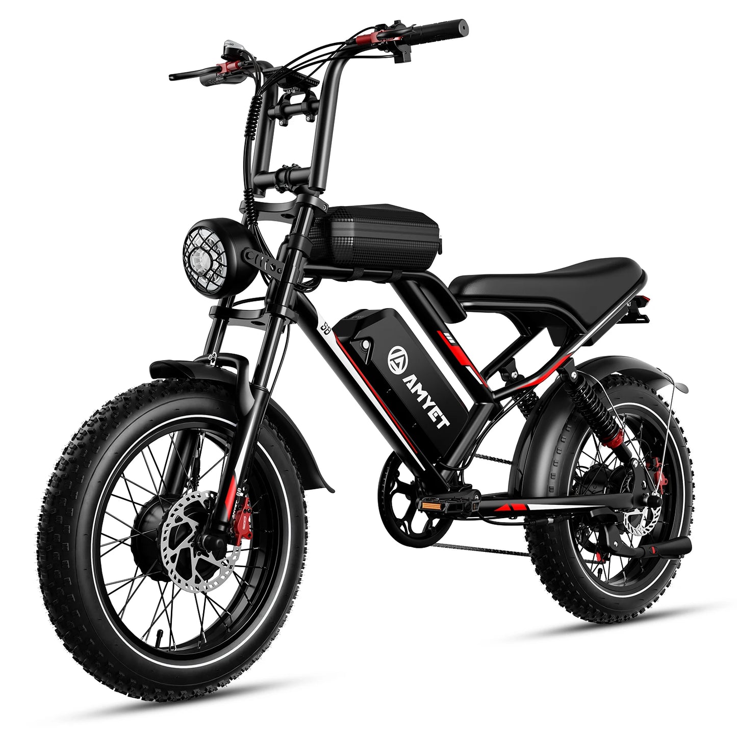 AMYET S8 Electric Bike 2000W Dual Motor 48V 25AH for Adults