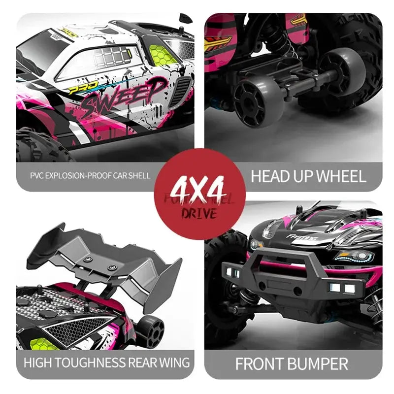 High Speed RC Car 4WD Off Road Brushless Monster Truck Pro X by Beastly Survival Outlet