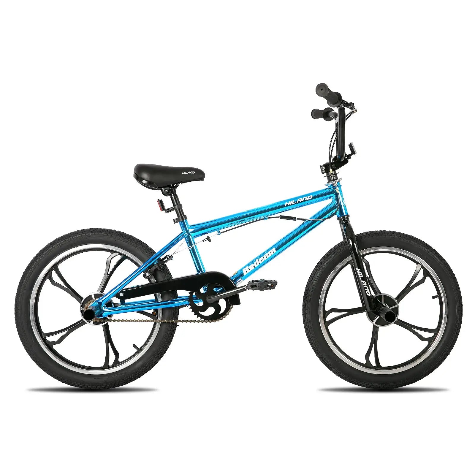 Hiland 20 Inch Kids BMX Bike for Boys Girls Ages 5-12, 360 Degree Rotor Freestyle, 4 Pegs Single Speed Kid’s BMX Bicycle by Beastly Survival Outlet