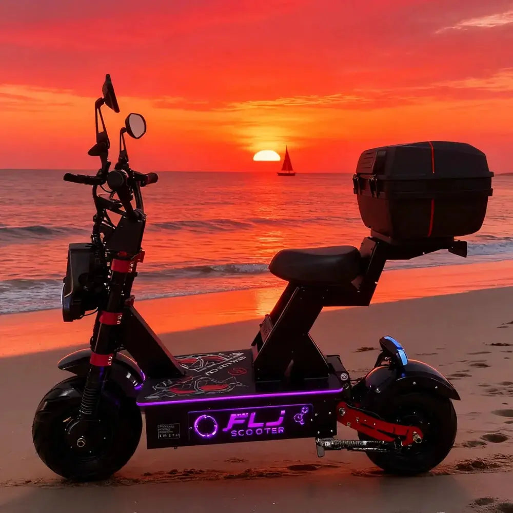 Latest Hot Sale 72V 12000W Electric Scooter K13 Ultra with APP and NFC Fast Speed 100km/h 13 Inch Fat Wheel US Stock Scooter by Beastly Survival Outlet